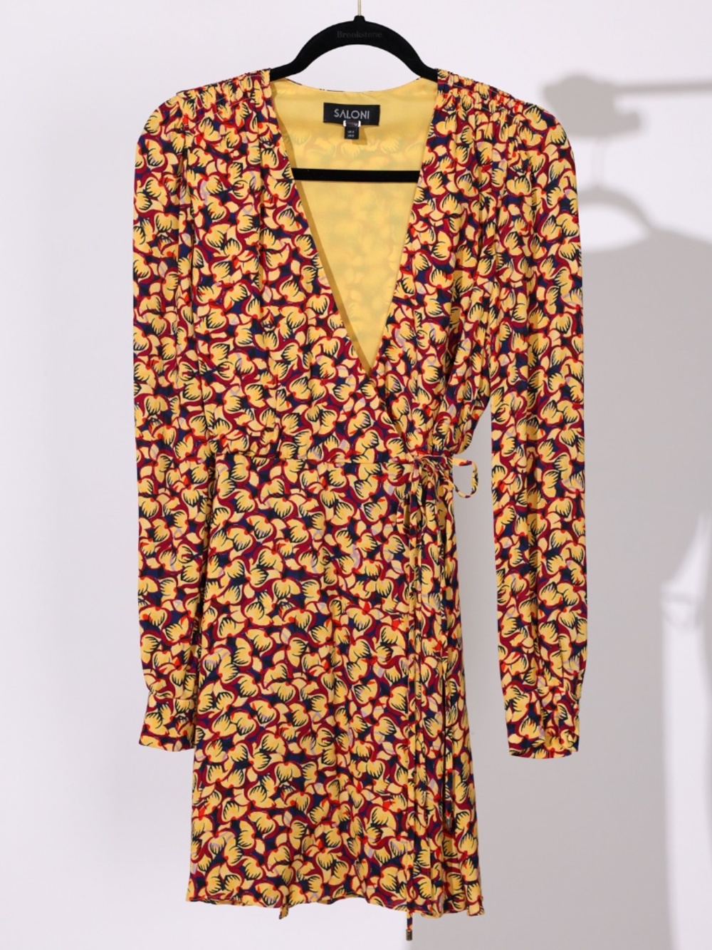 Saloni Lea Wrap Mini Dress